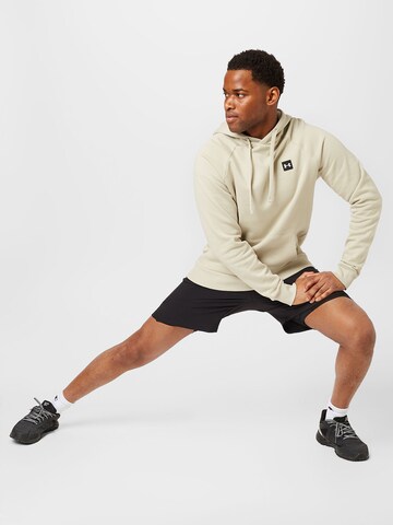 Coupe regular Sweat de sport UNDER ARMOUR en beige