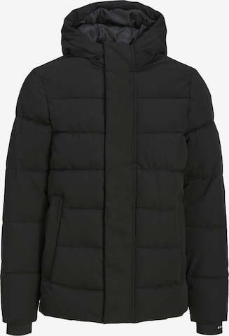 Jack & Jones Junior Vinterjakke 'Clean' i svart: forside