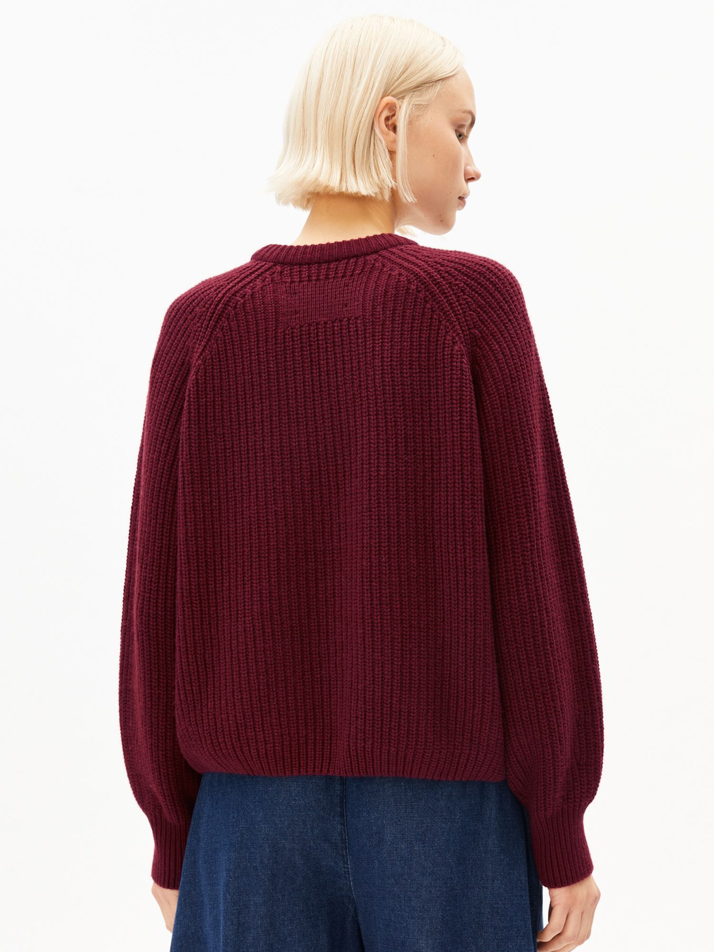 ARMEDANGELS Strickpullover KAAGI in Rot