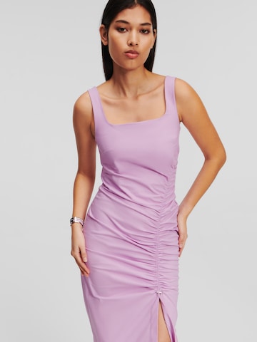 Karl Lagerfeld Sukienka w kolorze fioletowy