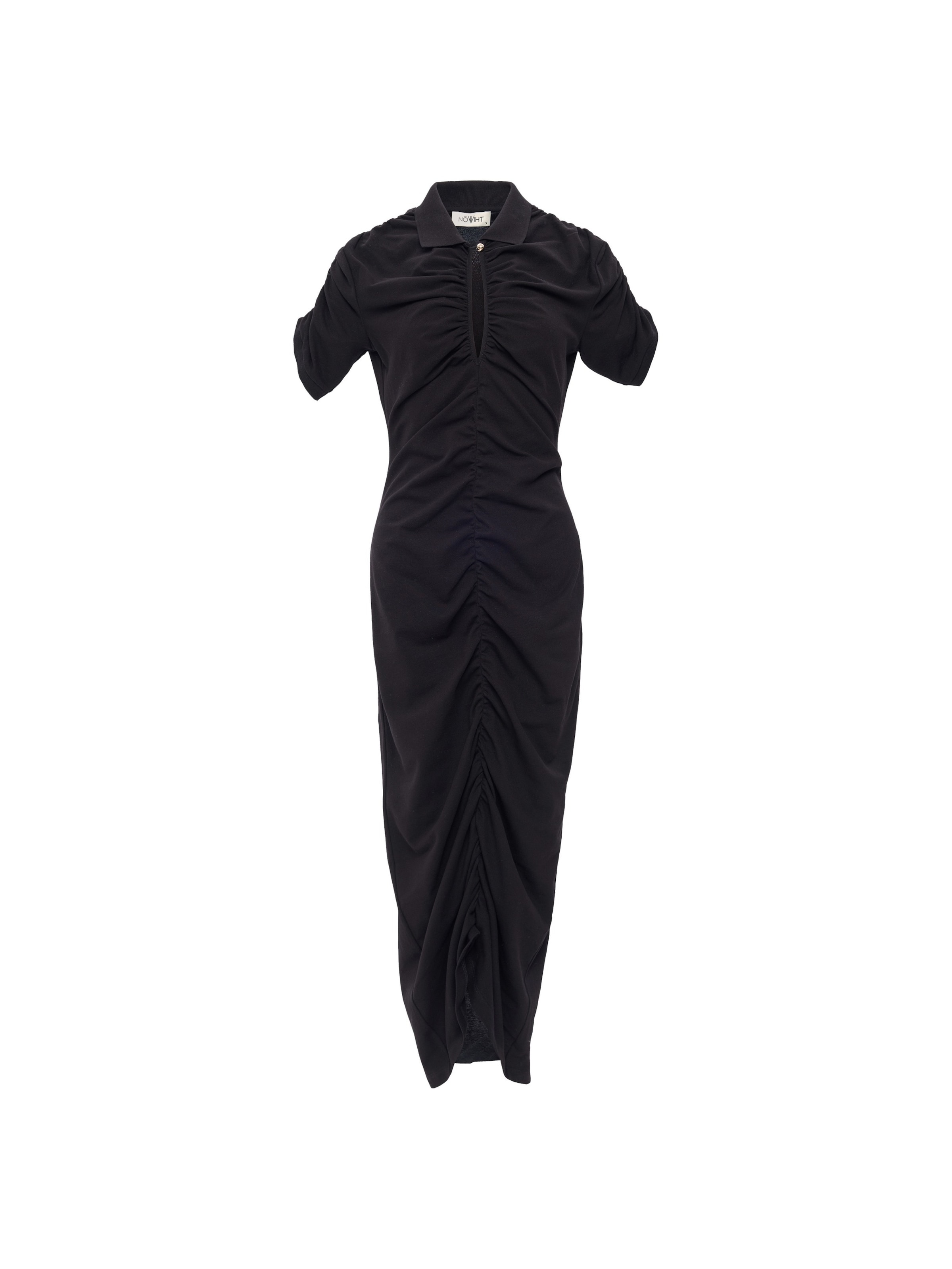 NOWIHT Kleid 'Delphine'‌‌‌‌ in Schwarz: Vorderseite