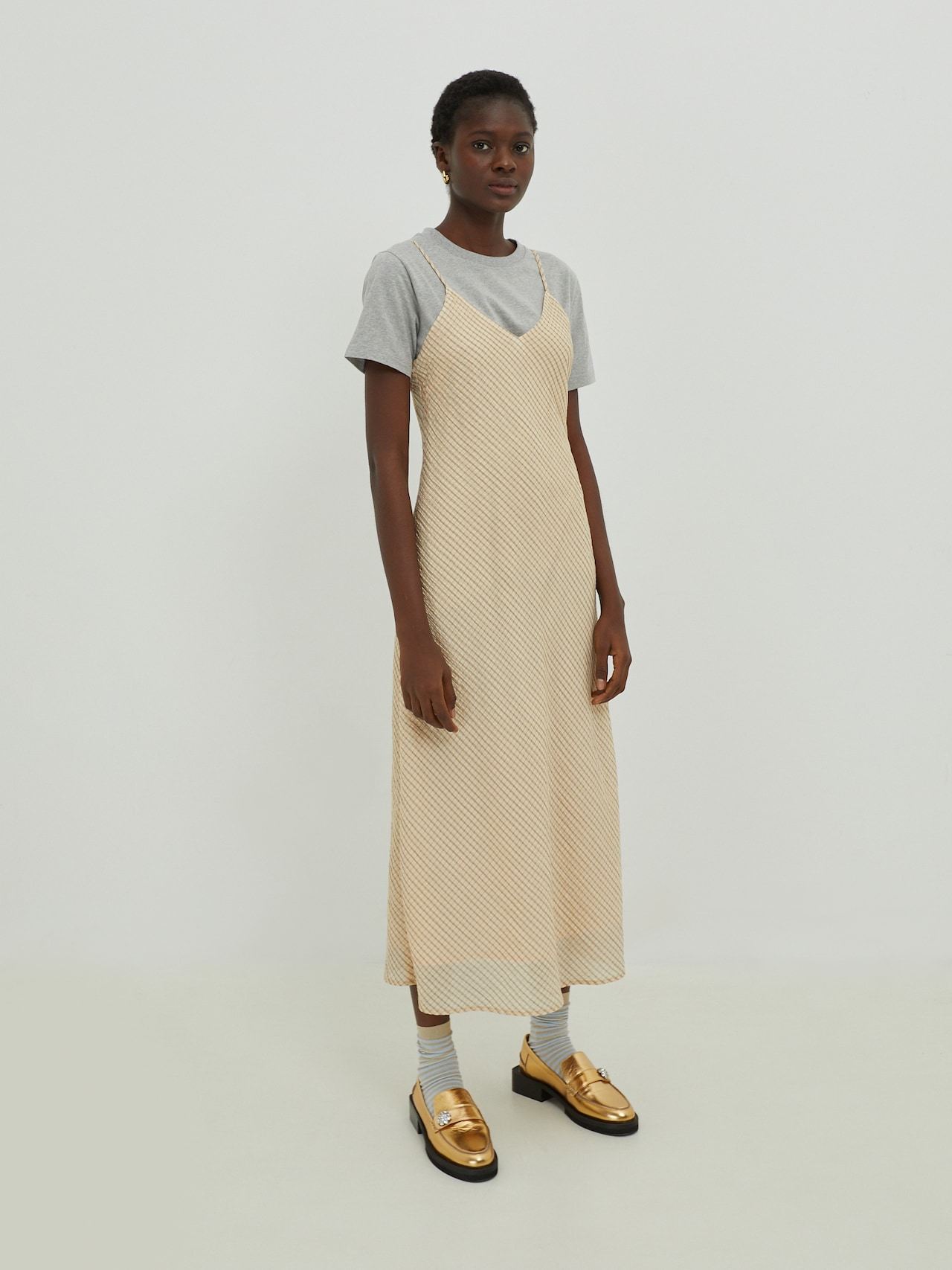 EDITED Produkte Kleid 'Jolie' beige