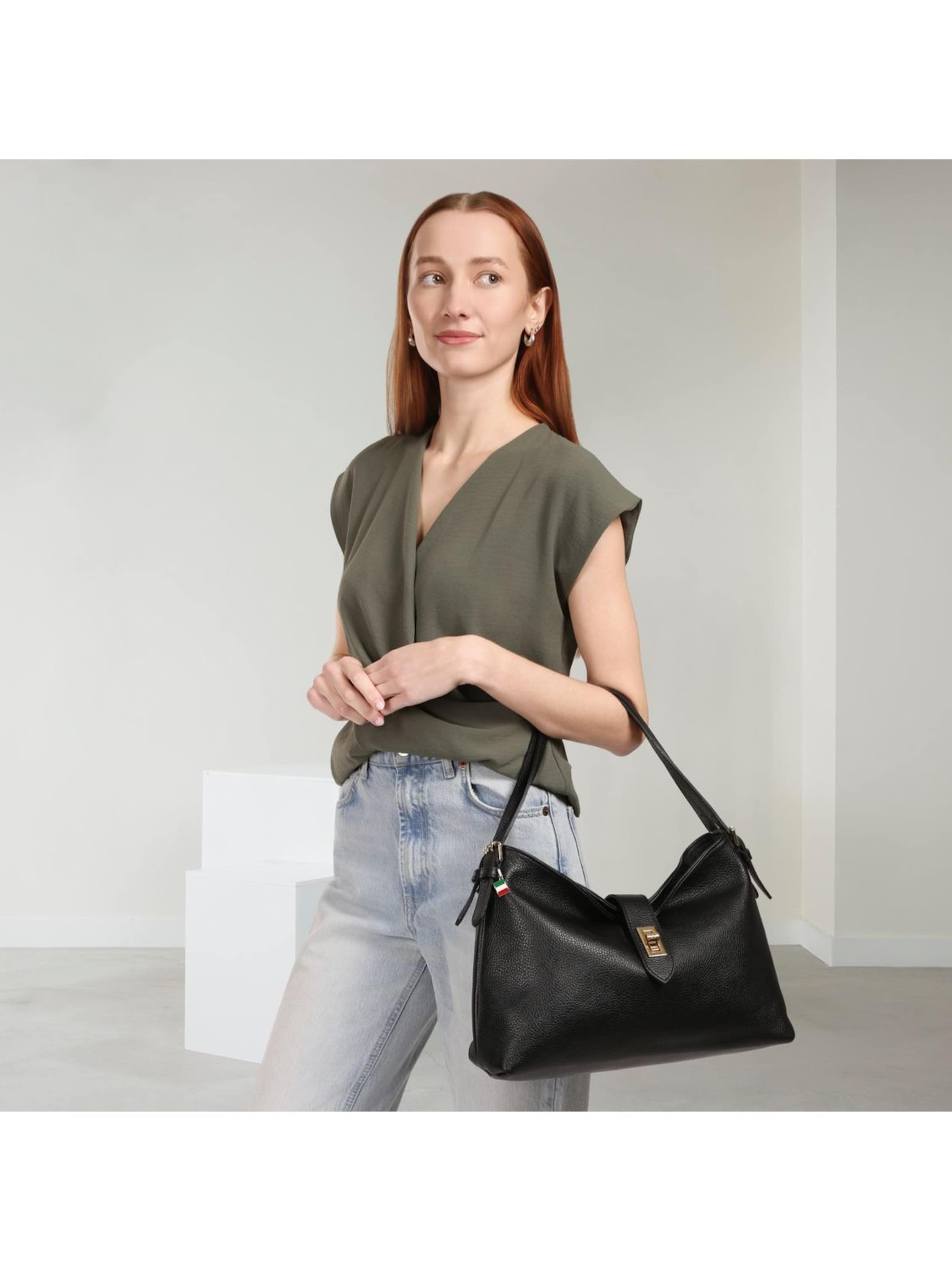 Sac bandoulière Florence en noir