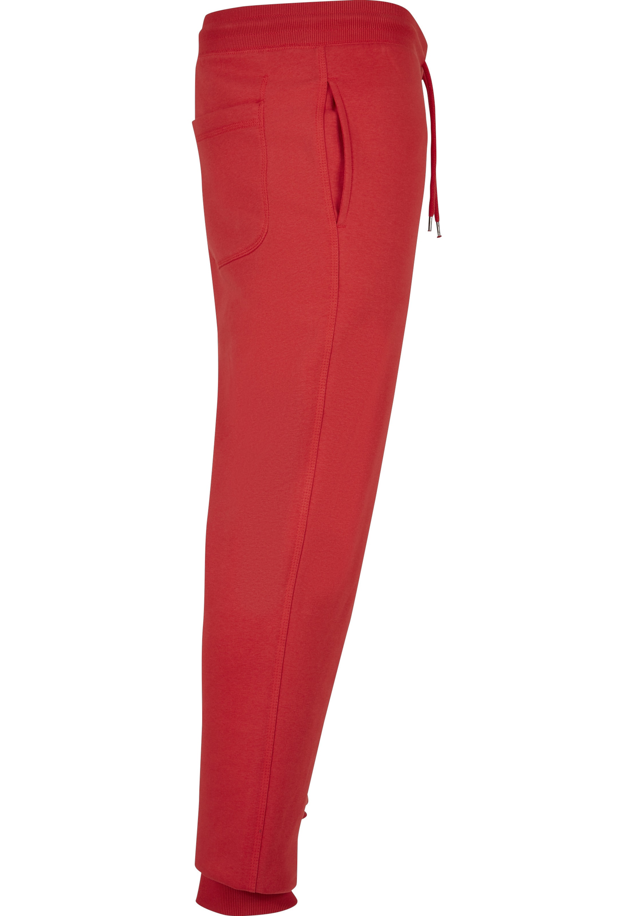Urban Classics - Tapered Calças em vermelho