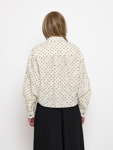 T-shirt 'Raula' Peppercorn en blanc