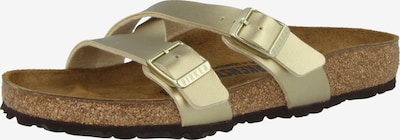 BIRKENSTOCK Pantolette in gold, Produktansicht
