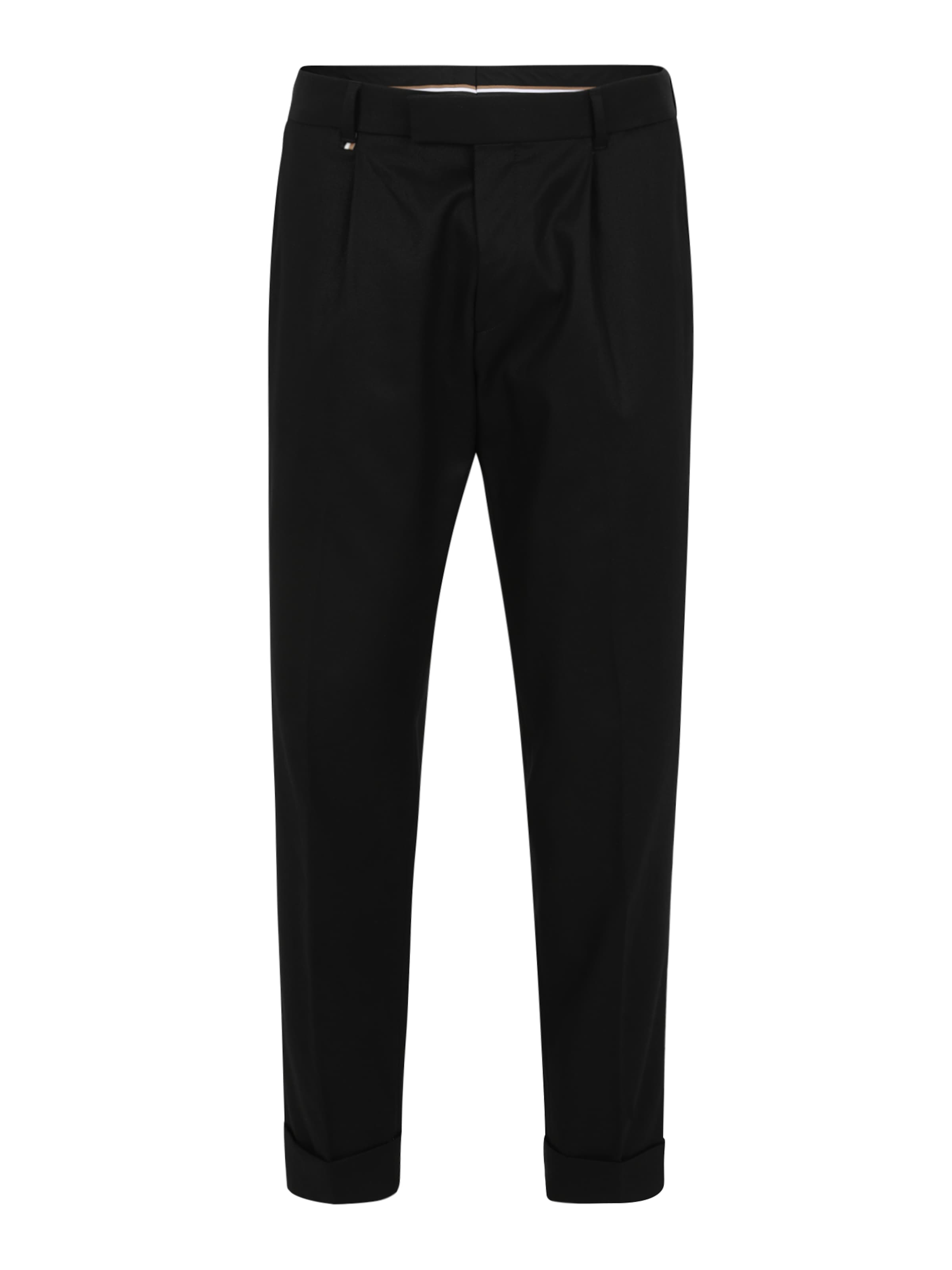 Effilé Pantalon à pince 'C-Pepe' BOSS en noir : devant