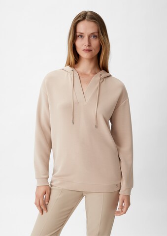 COMMA Sweatshirt in Beige: Vorderseite