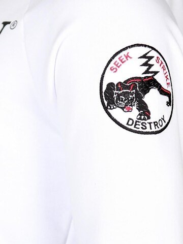 TOP GUN Sweatshirt 'Defender' in White