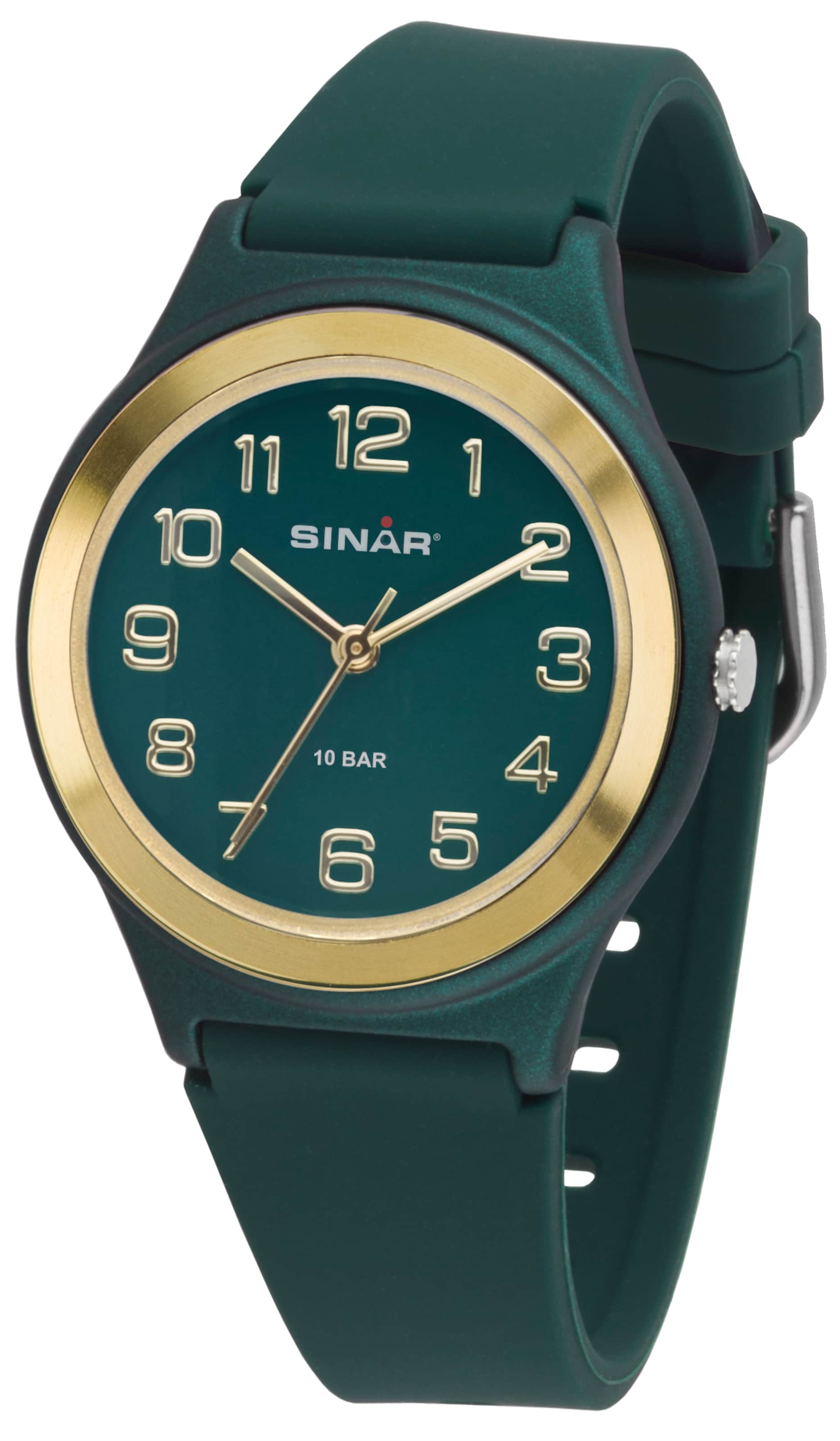 SINAR Watch in Green: front