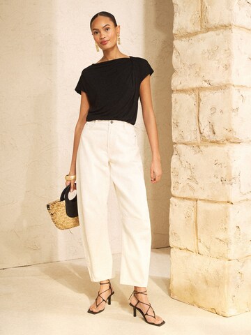 T-shirt love & roses en noir