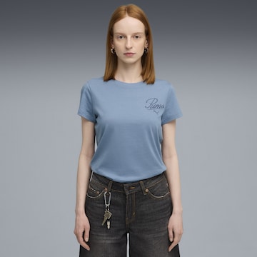 PUMA Shirt 'Ess' in Blue: front