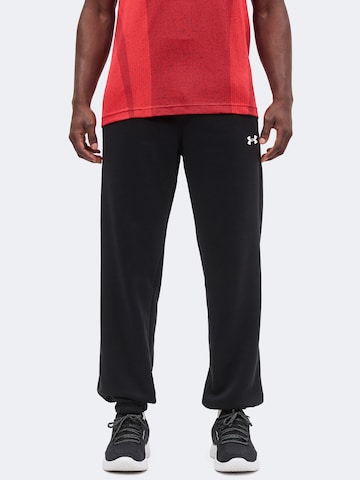 UNDER ARMOUR Tapered Sportbyxa i svart: framsida