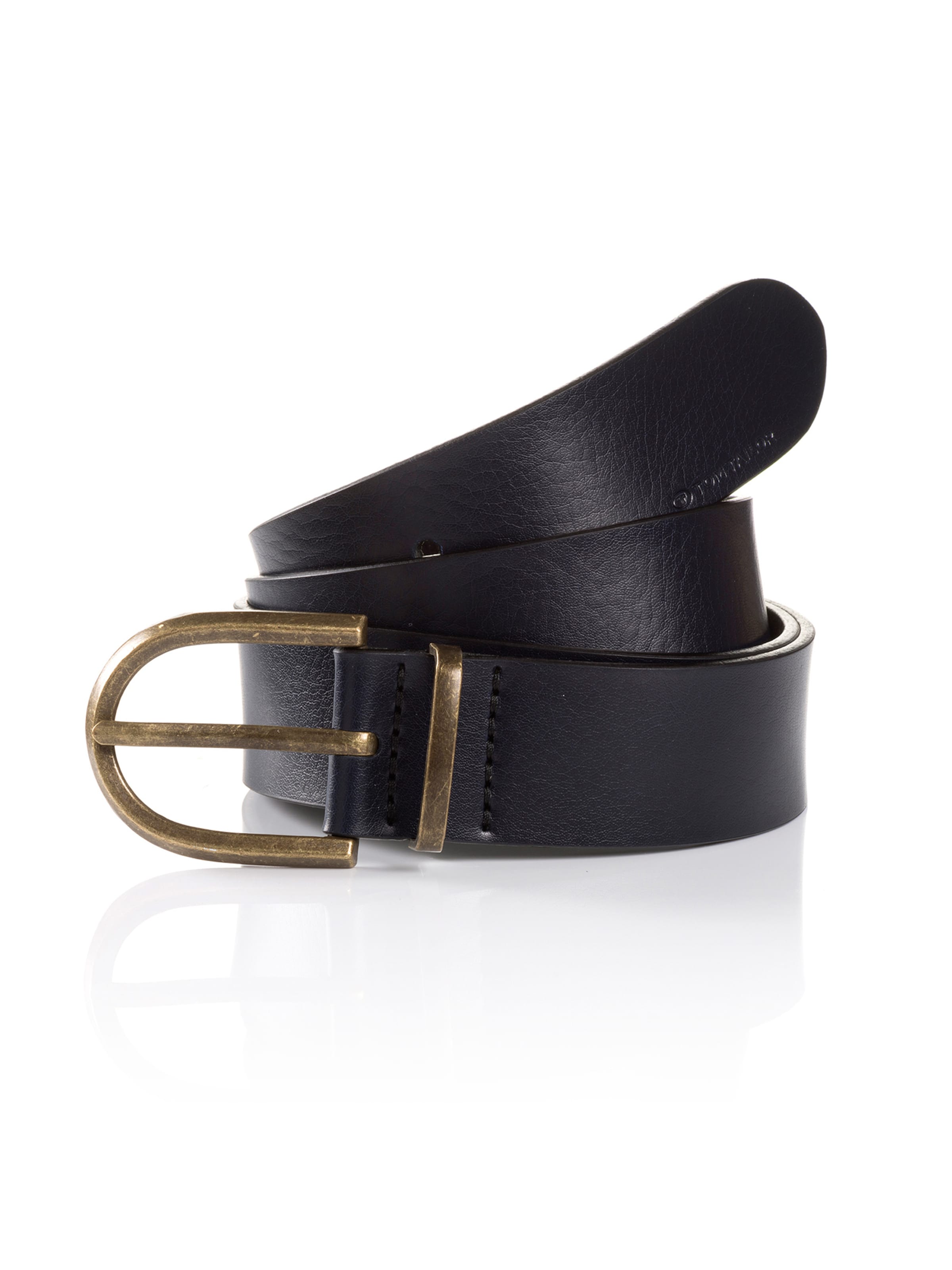 TOM TAILOR Ремень 'SYLKE' в Синий: спереди