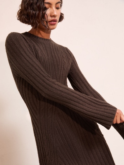 Friends Like These Robes en maille en marron, Vue avec produit