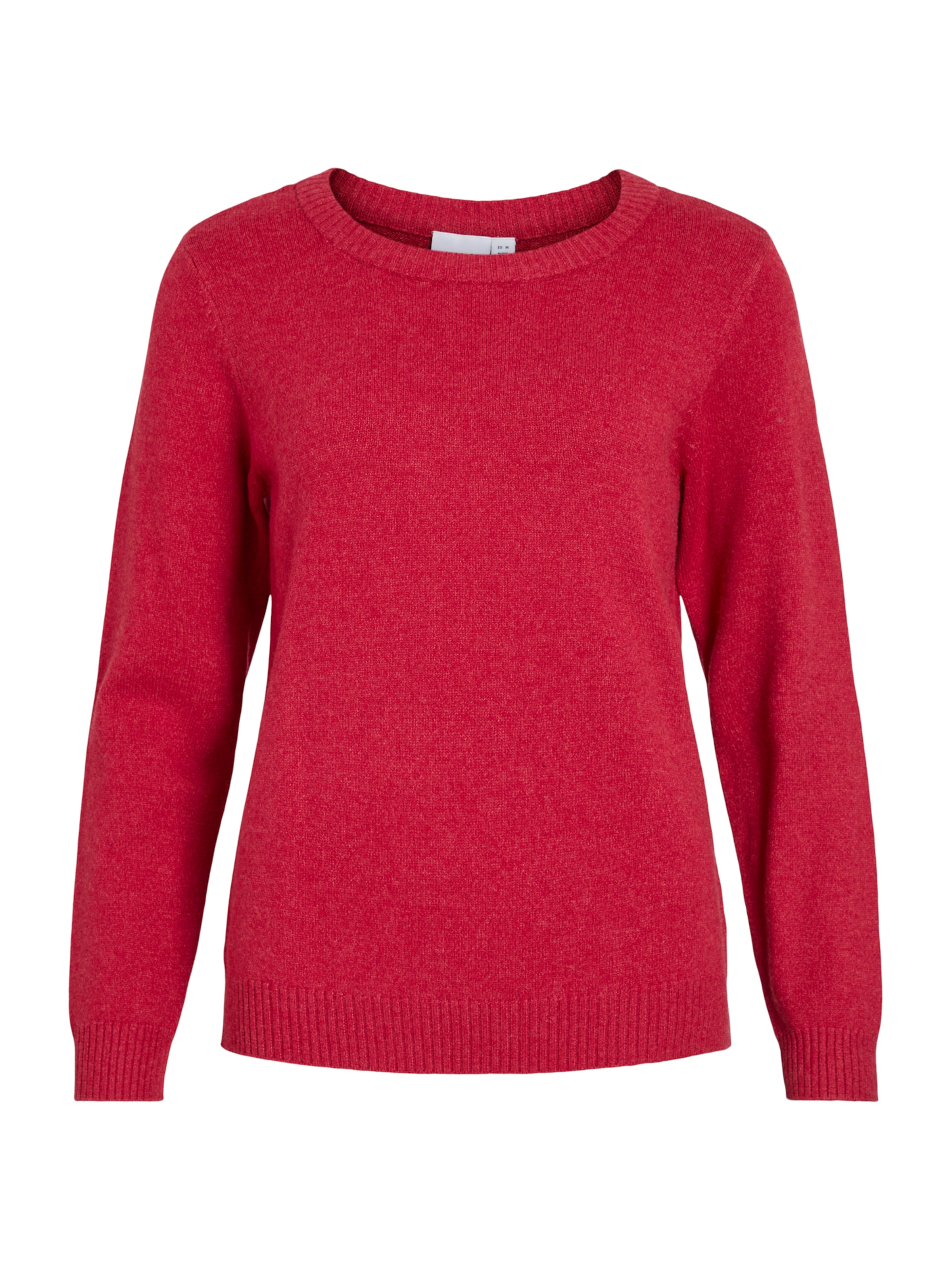 Pulover 'VIRIL' de la VILA pe roșu: față