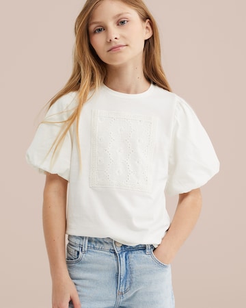 WE Fashion Koszulka w kolorze biały: przód