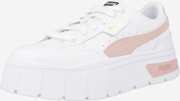 Sneaker low 'Mayze Stack' de la PUMA pe alb: față