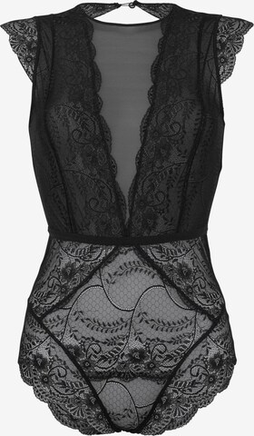 LASCANA Bodysuit in Black: front