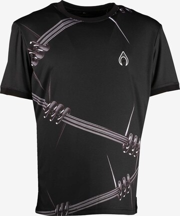 T-Shirt NYTROSTAR en noir : devant