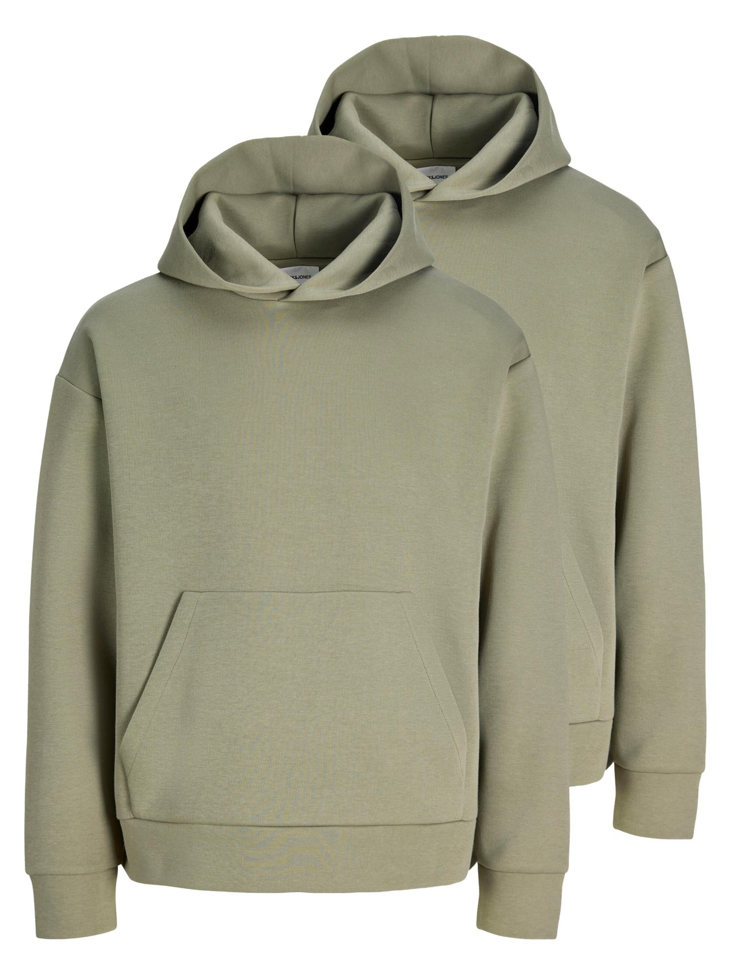 JACK & JONES Sweatshirt 'Barron' in Green: front