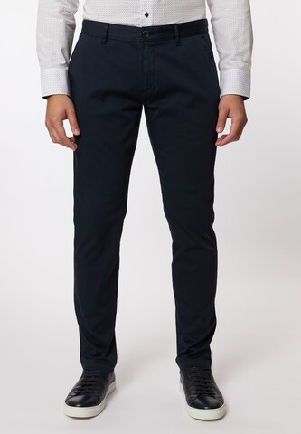 Coupe slim Pantalon chino 'Scott' ROY ROBSON en bleu : devant