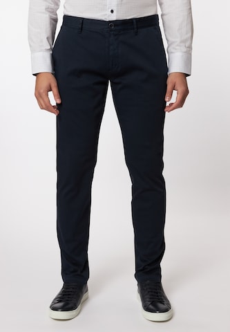 ROY ROBSON Slimfit Chino 'Scott' in Blauw: voorkant