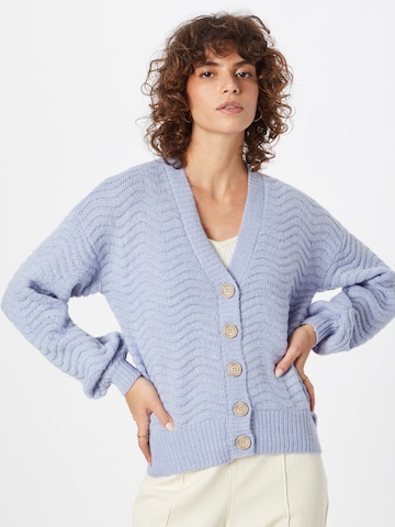 Y.A.S Knit Cardigan 'BETRICIA' in Blue: front