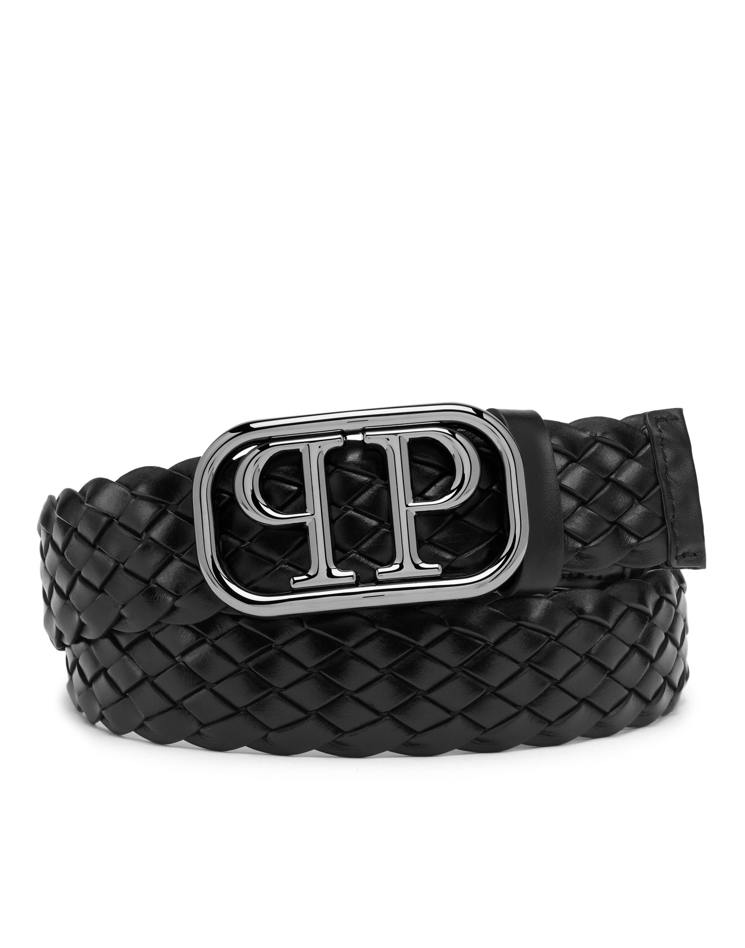 Philipp Plein - Cintos em preto: frente