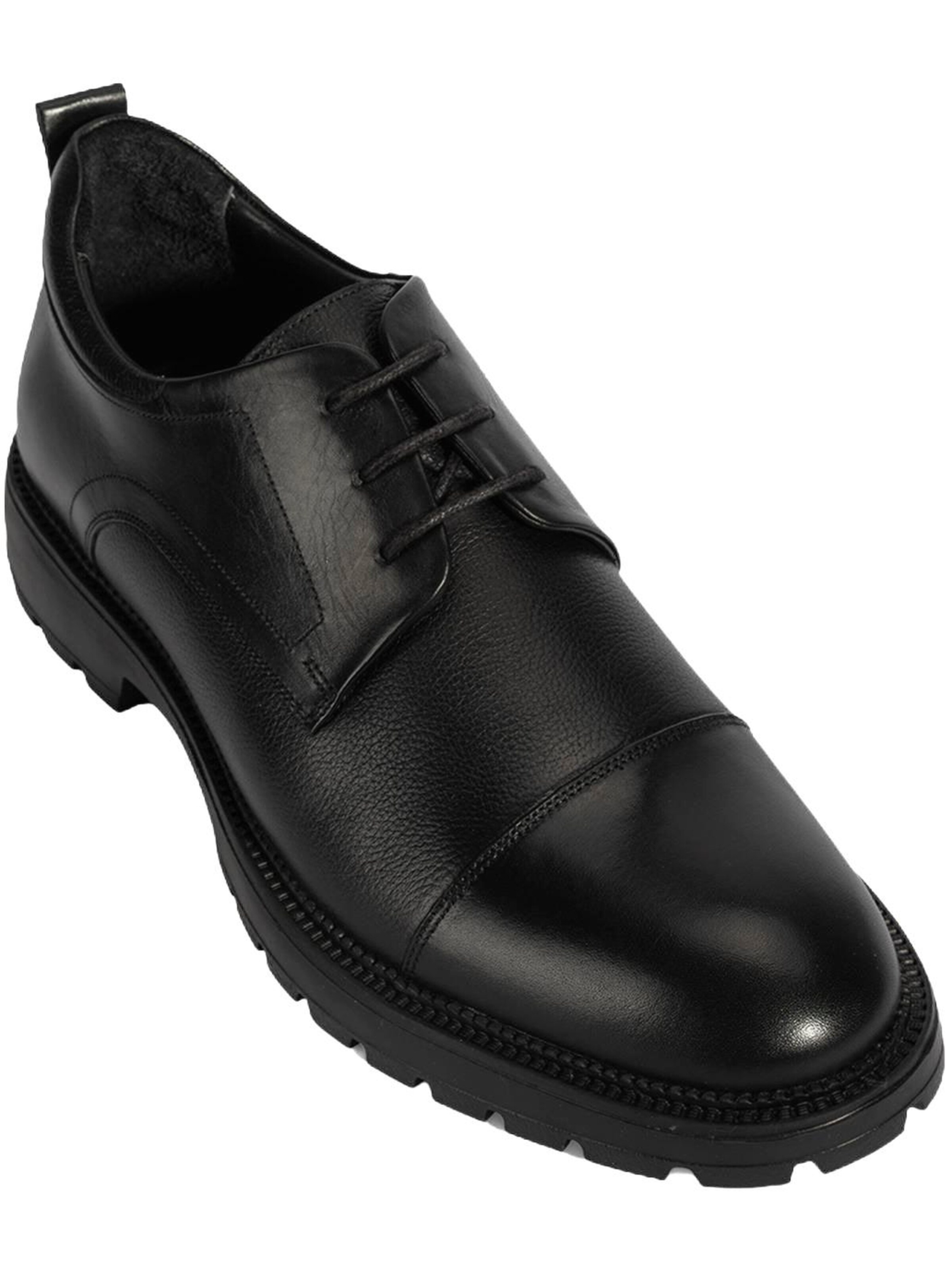 Desa Slipper 'Schnürschuhe'‌‌‌‌ in Schwarz: Vorderseite
