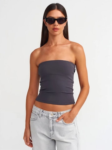 Camicia da donna di Dilvin in grigio: frontale