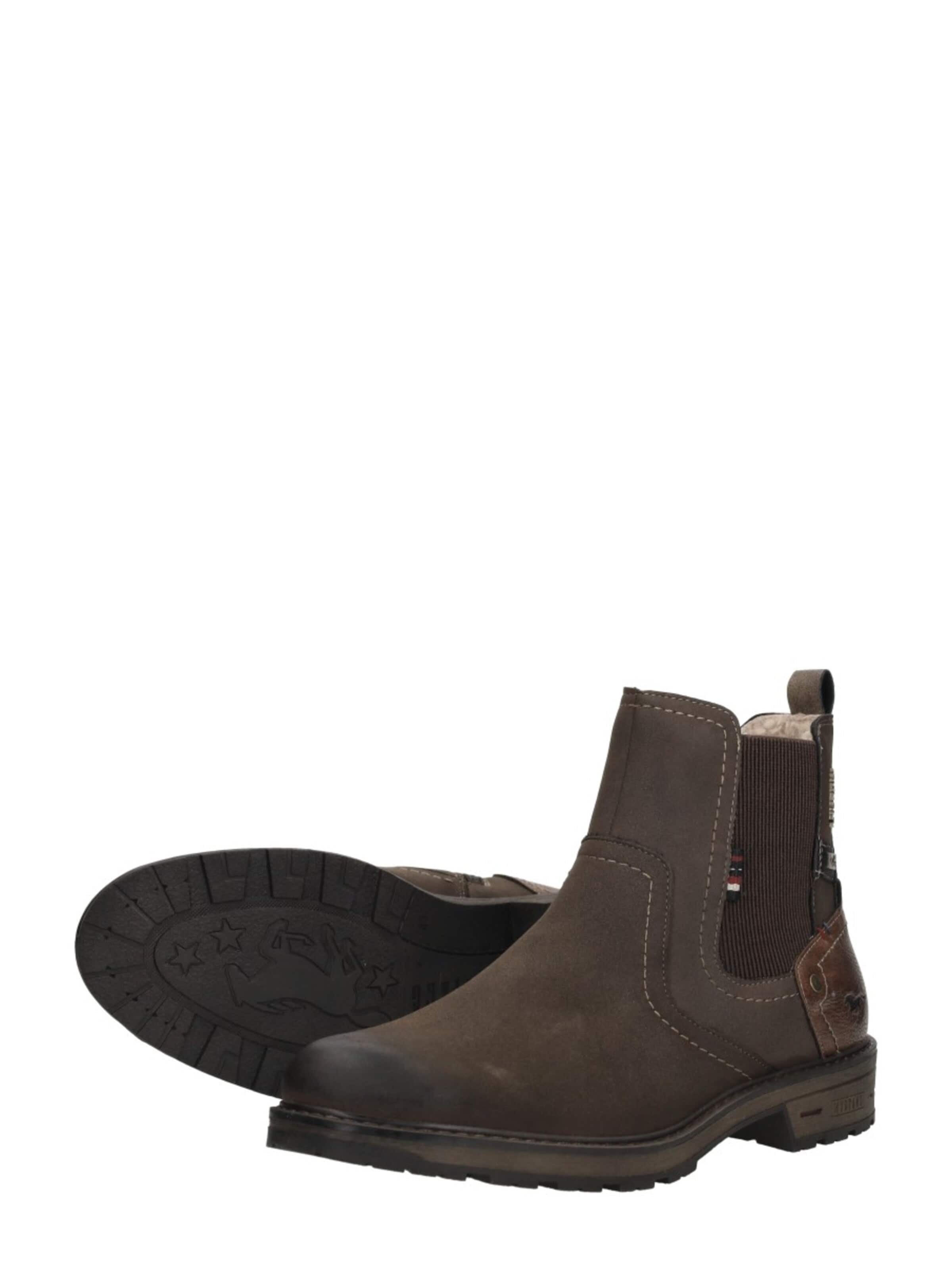 MUSTANG Chelsea boots 'Enkellaarzen' in Bruin