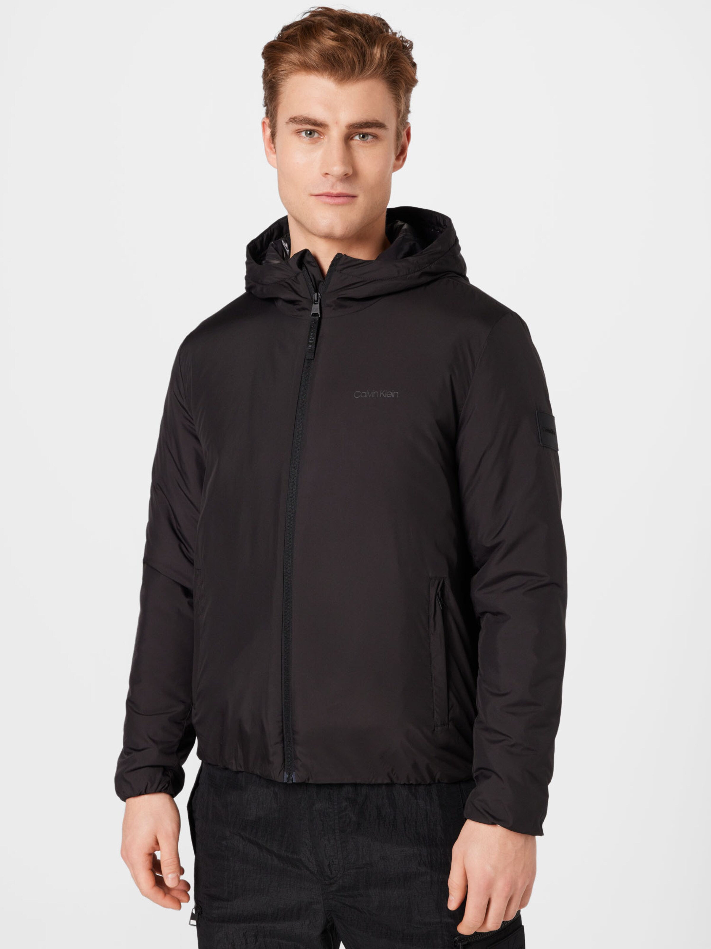 Männer Jacken Calvin Klein Jacke in Schwarz - OF45390 Männer Jacken Calvin Klein Jacke in Schwarz - OF45390