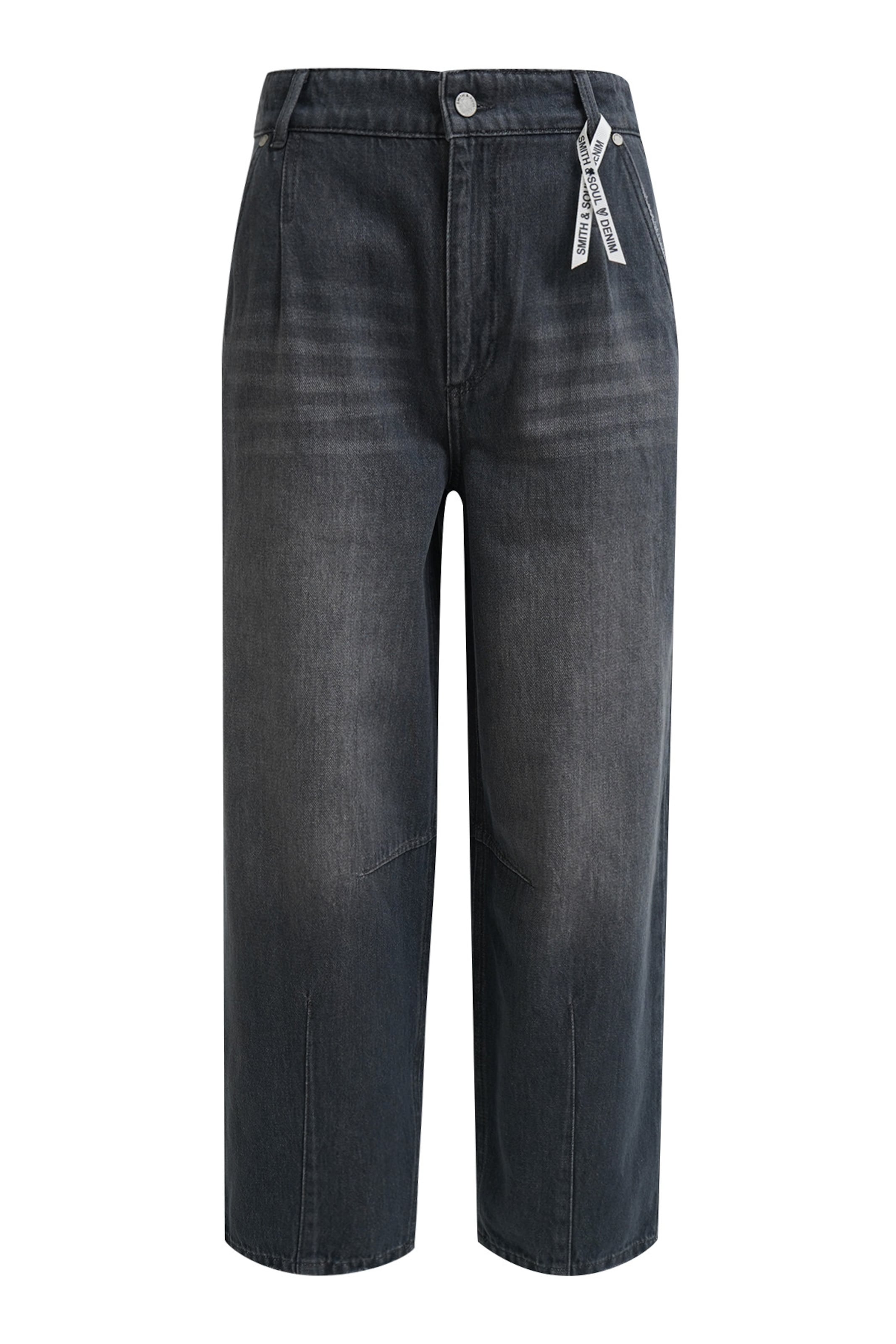 Smith&Soul Regular Jeans mit Barrel-Bein in Blau: Vorderseite
