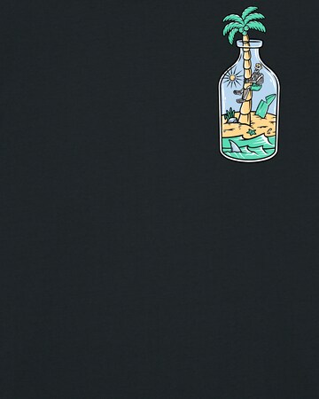 T-Shirt ' Holiday in a bottle ' Watapparel en noir