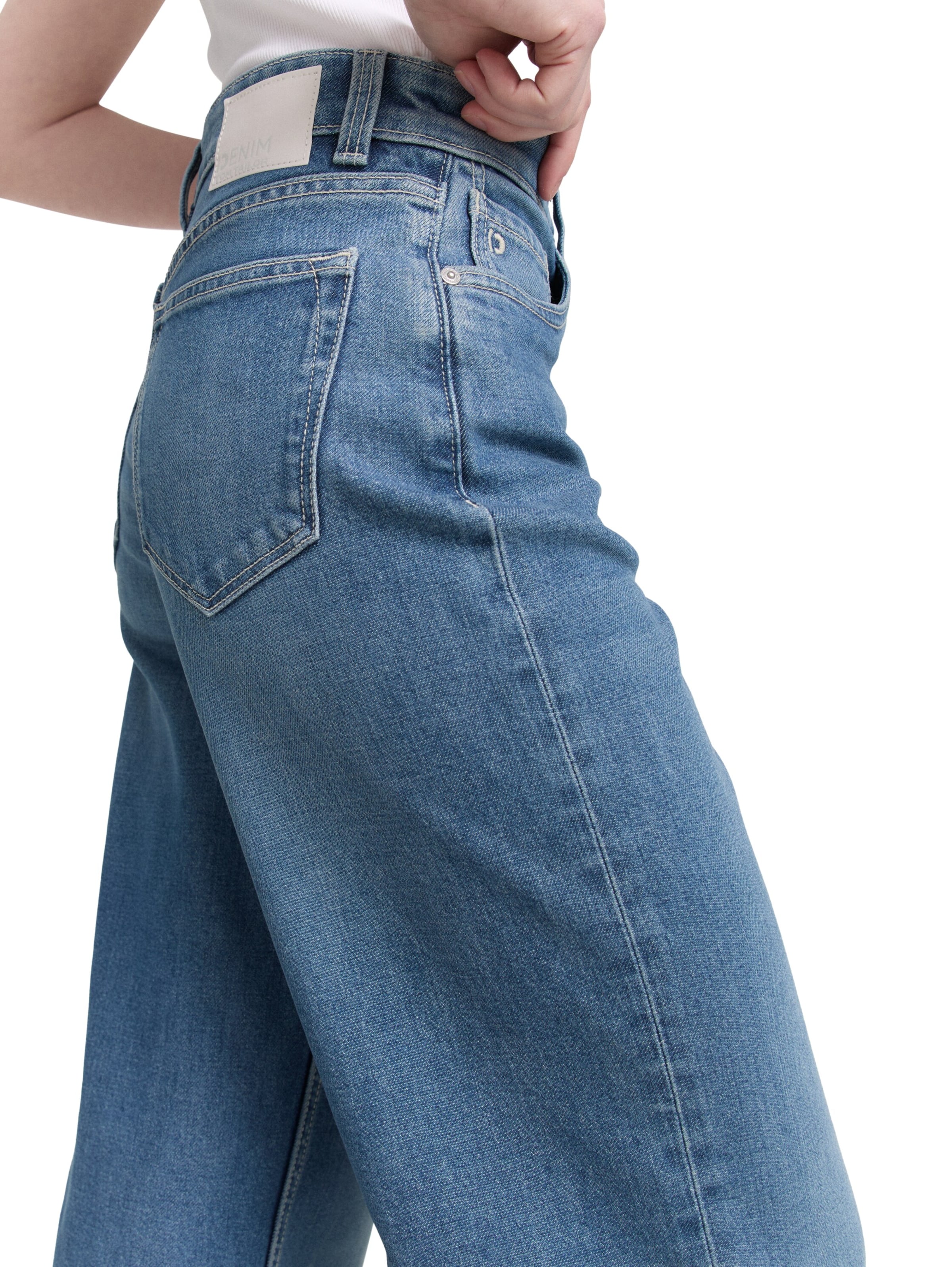 TOM TAILOR DENIM Wide leg Jeans 'LINOU' in Blue