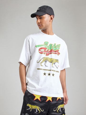 ADIDAS ORIGINALS Shirt 'CHAMP' in Wit: voorkant