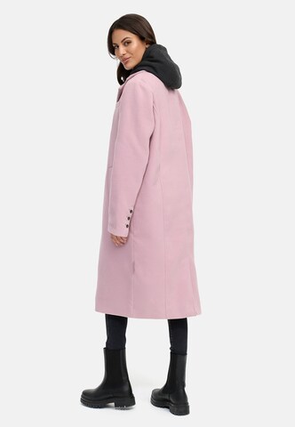 NAVAHOO Between-seasons coat 'Kekstraum 14' in Pink