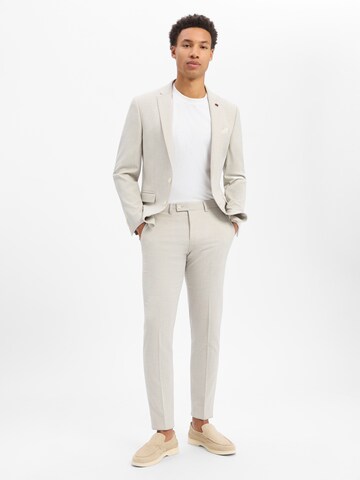 Coupe slim Veste de costume Finshley & Harding London en gris