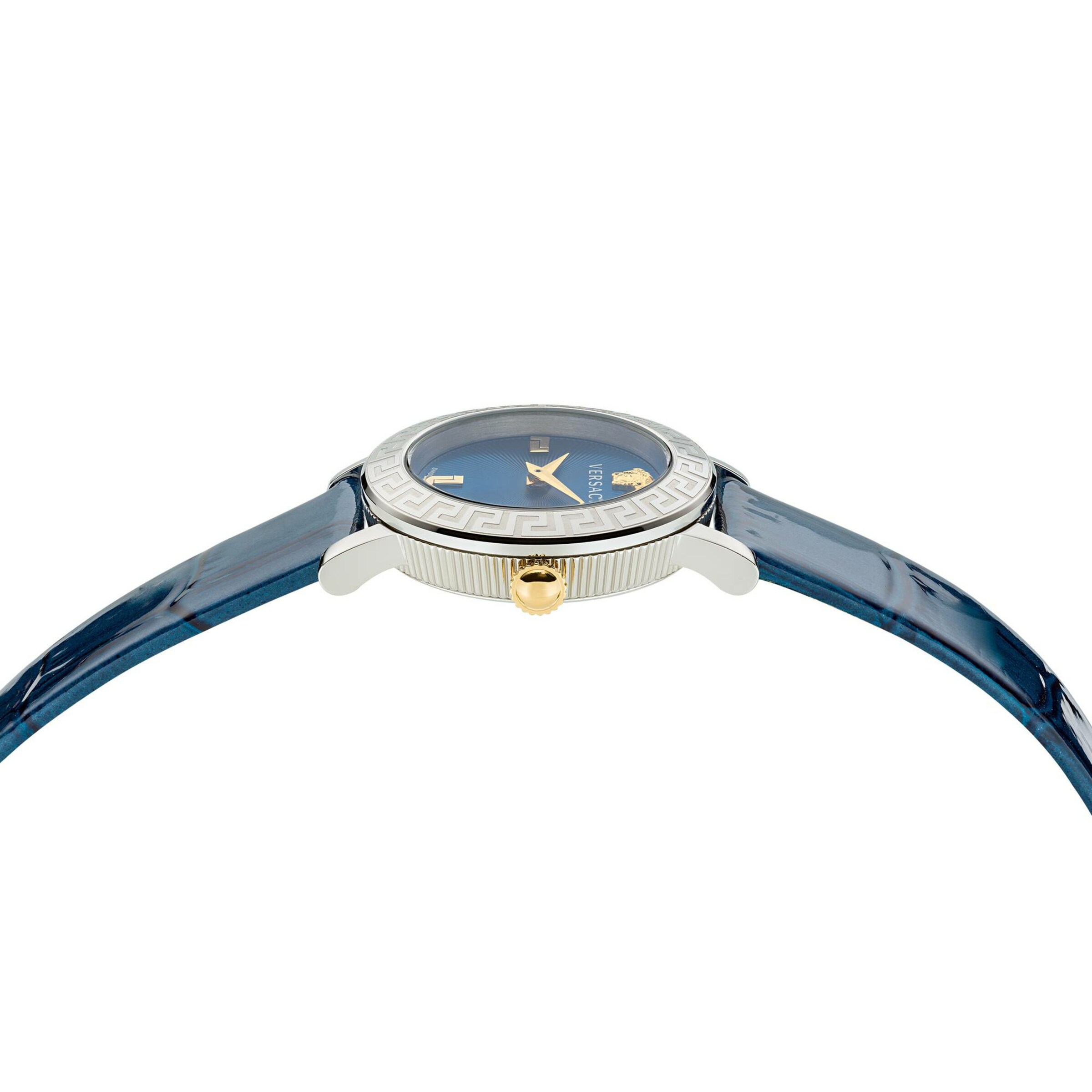 VERSACE Analoog horloge 'Petit' in Blauw