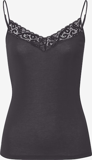 Hanro Spaghetti Top ' Moments ' in schwarz, Produktansicht