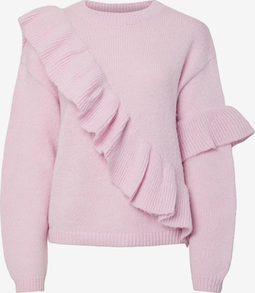 PIECES Sweater 'PCNOR' in Pink: front