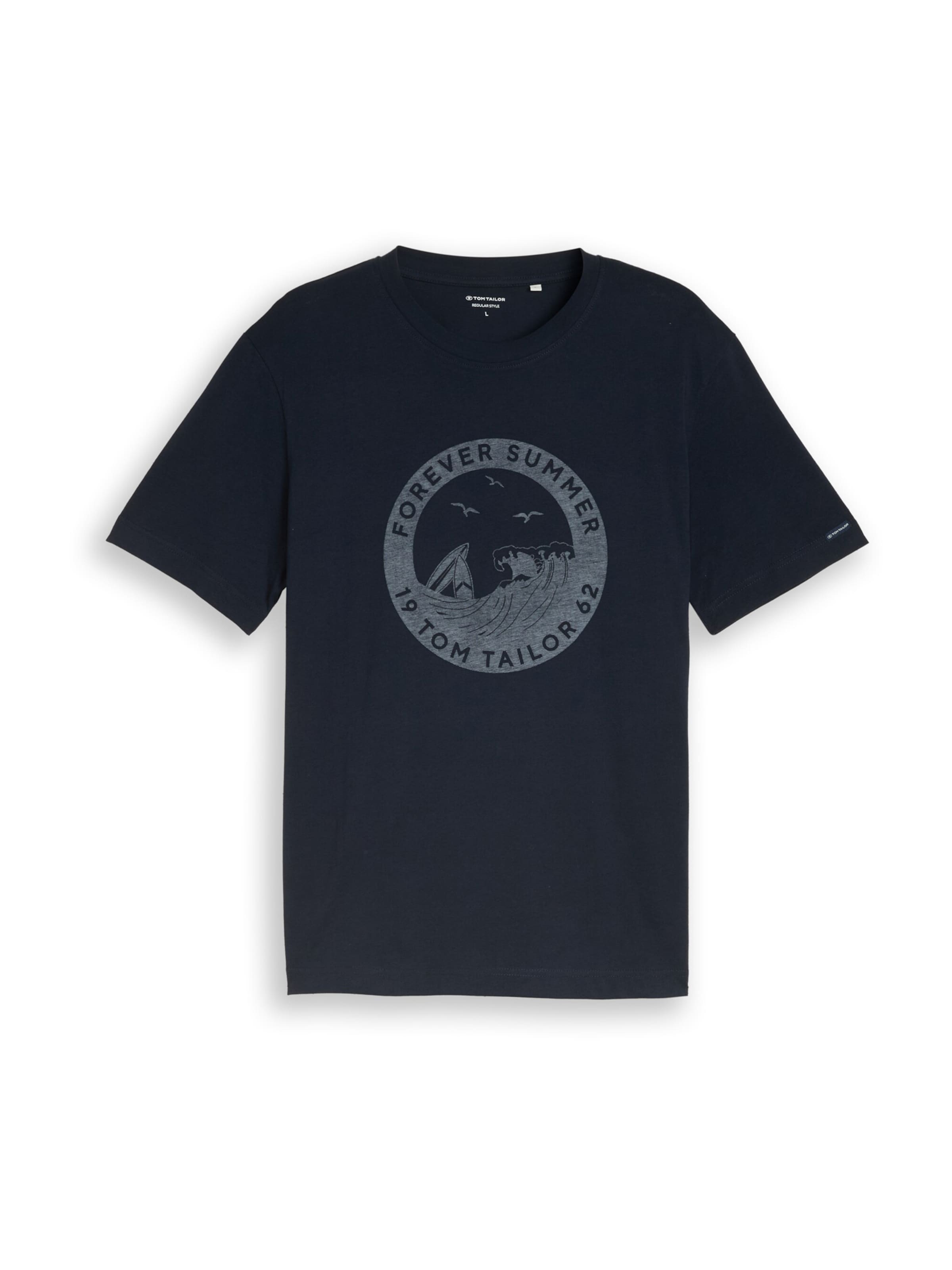 TOM TAILOR T-Shirt in Blau: Vorderseite