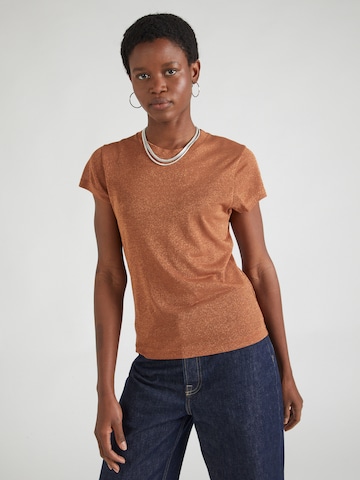 T-shirt 'KOALE' DRYKORN en marron : devant