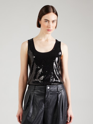 COMMA Top in Black: front