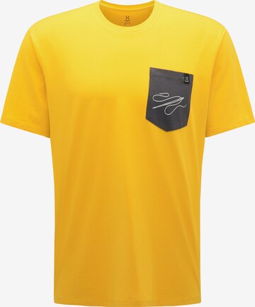 Haglöfs Performance Shirt 'Mirth' in Yellow: front