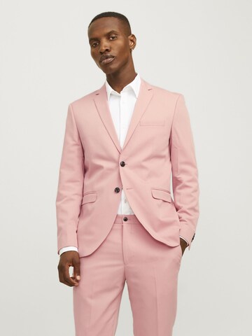 JACK & JONES Slim fit Colbert 'Franco' in Roze: voorkant