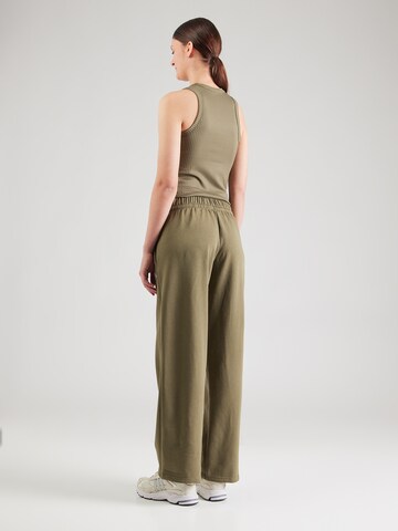 Wide leg Pantaloni sportivi di ADIDAS SPORTSWEAR in verde