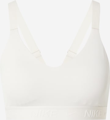 Reggiseno sportivo 'INDY' di NIKE in bianco: frontale
