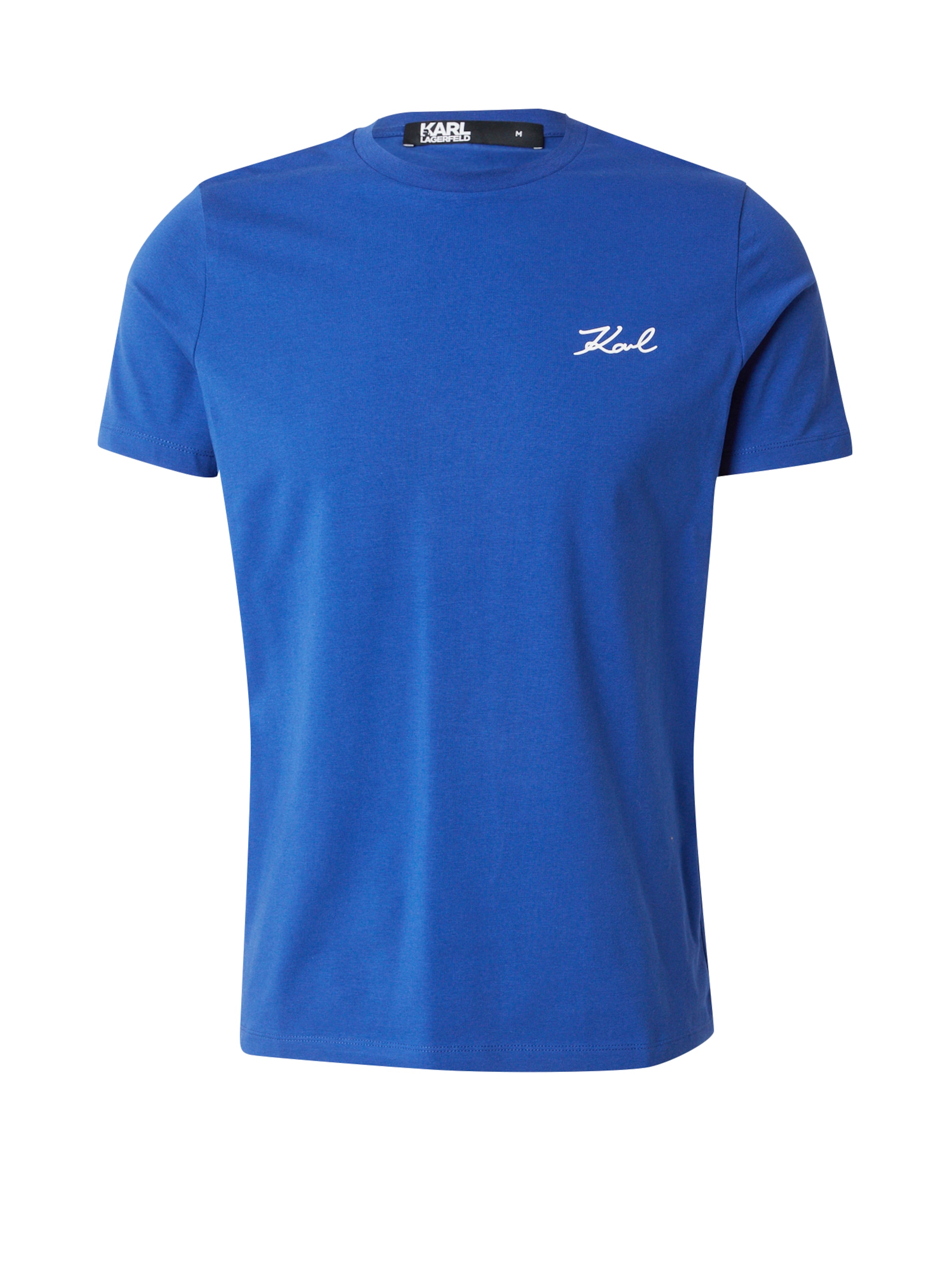 Karl Lagerfeld Tričko - královská modrá / bílá, Produkt